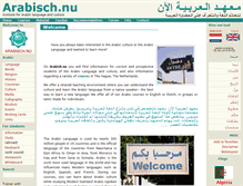 Tablet Screenshot of english.arabisch.nu